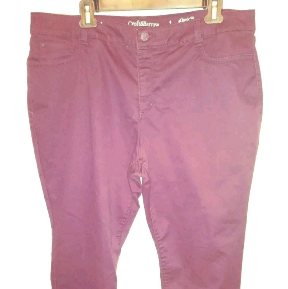 Croft and Barrow Purple Pant 18S💜